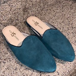 Brand new Yosi Samra suede mules